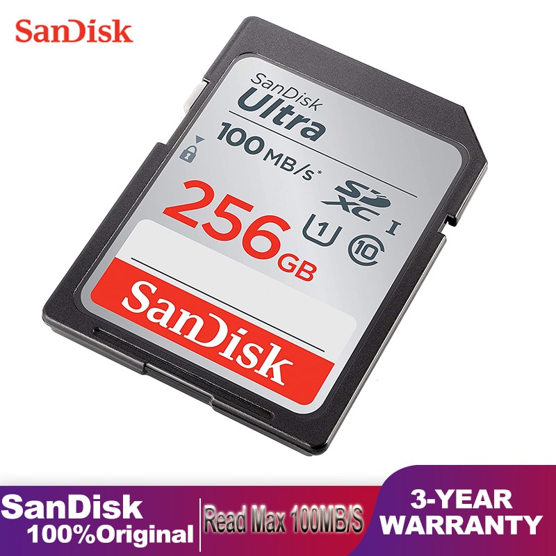 Sandisk-마이크로 SD 카드 울트라 메모리 카드 64GB 클래스 10 16GB 32GB Microsd128GB 256GB, 플래시 SD 카드 uhs i Microsdxc 카메라